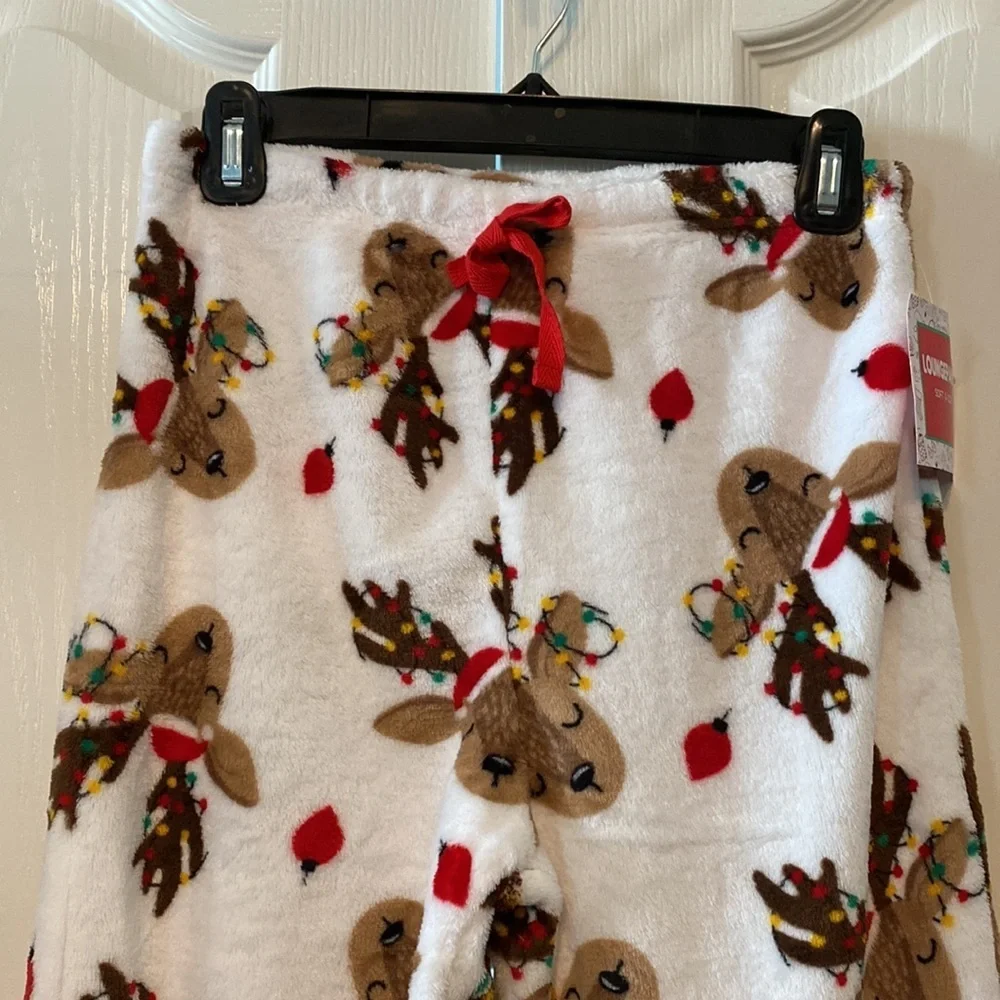 Lounge pants pajamas pants Soft & Cozy Christmas Deer size S